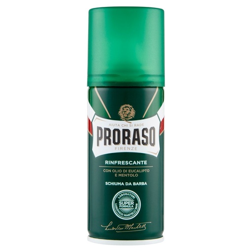 [000013698] Proraso Schiuma da Barba da Viaggio Rinfrescante con Olio di Eucalipto e Mentolo Ml.100