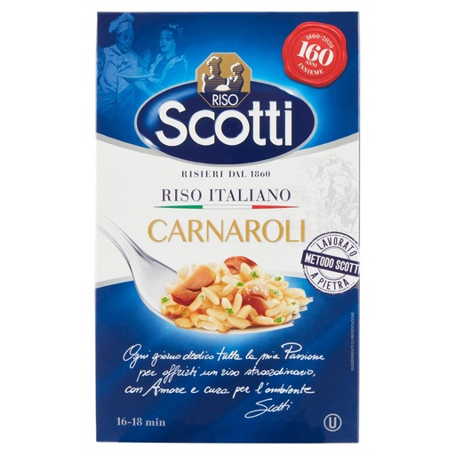 [000014031] Scotti Riso Carnaroli Kg.1