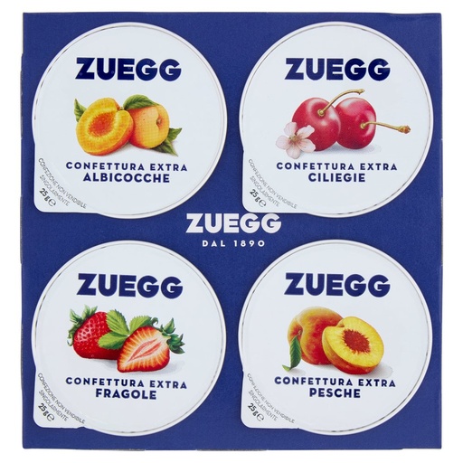 [000014081] Zuegg Confetture Assortire I Frutteti di Oswald Gr.25 X 4