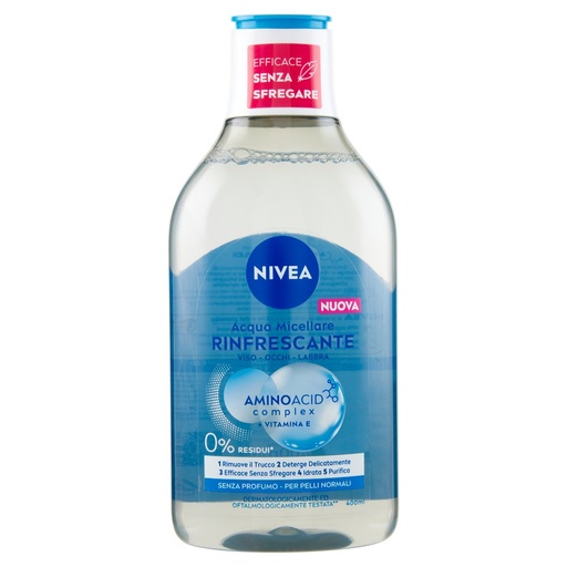 [000014095] Nivea Acqua Micellare Idratante per Pelli Normali Ml.400
