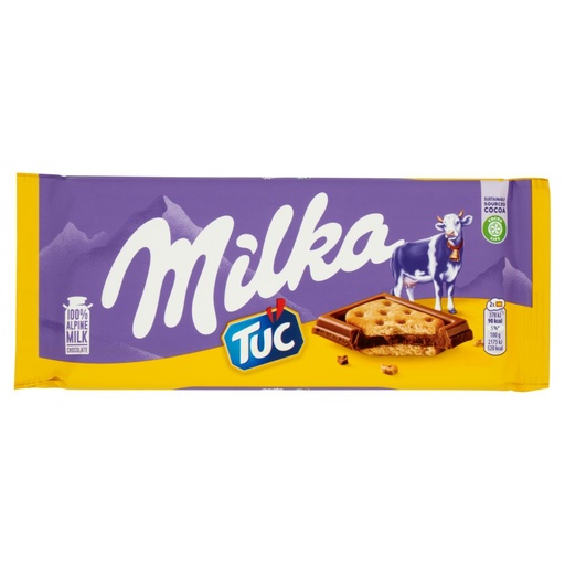 [000014130] Milka Tavoletta di Cioccolato con Tuc Gr.87