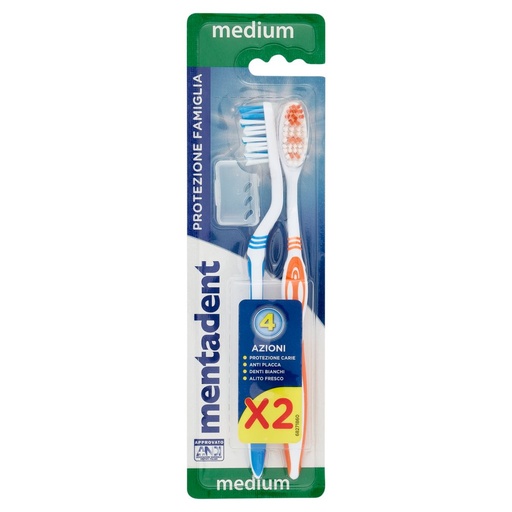 [000014537] Mentadent Spazzolino Plus Pz.2