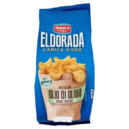 [000014691] AMICA CHIPS ELDORADA OLIO OLIVA GR130