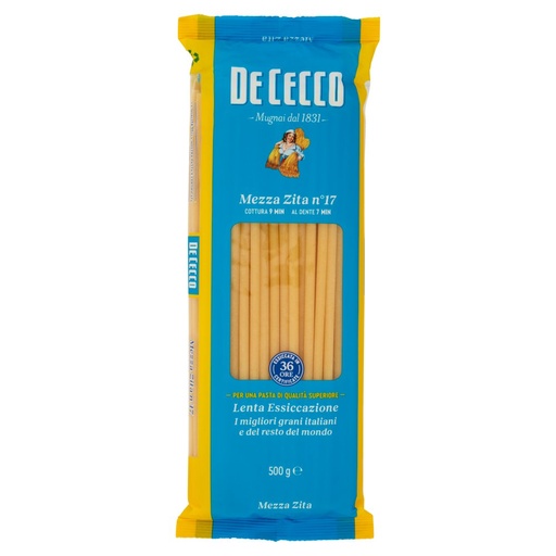 [000015342] De Cecco Mezza Zita N°17 Gr.500