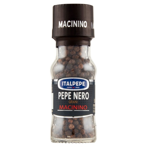 [000015389] Italpepe Pepe Nero in Grani con Macina Pepe Gr.28