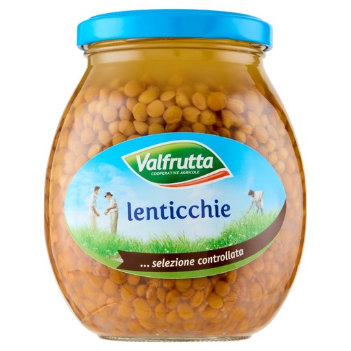[000015535] Valfrutta Lenticchie in Vetro Gr.360
