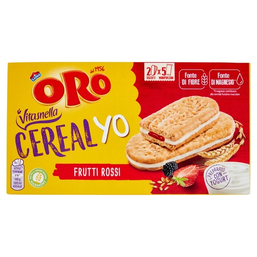 [000015568] Oro Saiwa Vitasnella Cereal Yo Frutti Rossi Gr.253