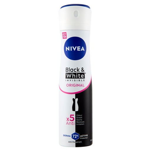 [000015678] NIVEA DEO ML.150 BLACK&WHITE  SPRAY