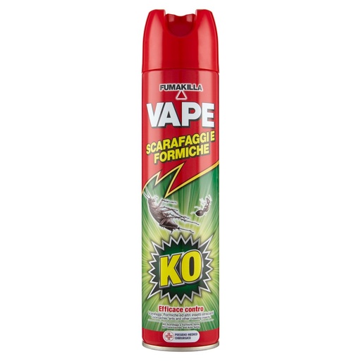 [000017543] Vape KO2 Insetticida Scarafaggi e Formiche Ml.400