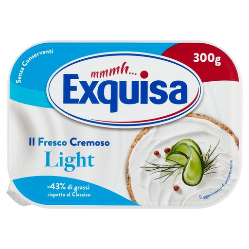 [000017851] Exquisa Formaggio Fresco Cremoso Light Gr.300