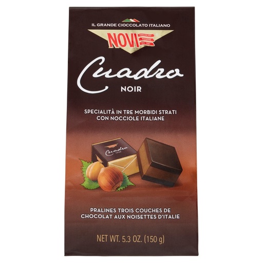 [000021138] Novi Tavoletta di Cioccolato Cuadro Noir Cremino Gr.150