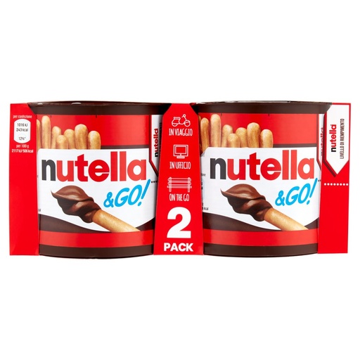 [000021704] Ferrero Nutella & Go! Gr.96 Pz.2
