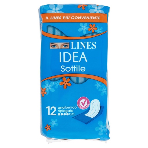 [000022877] Lines Idea Sottile Ripiegato Anatomico Pz.12