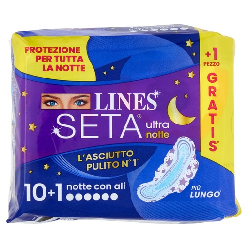 [000022903] Lines Seta Ultra Assorbenti con Ali Pz.10