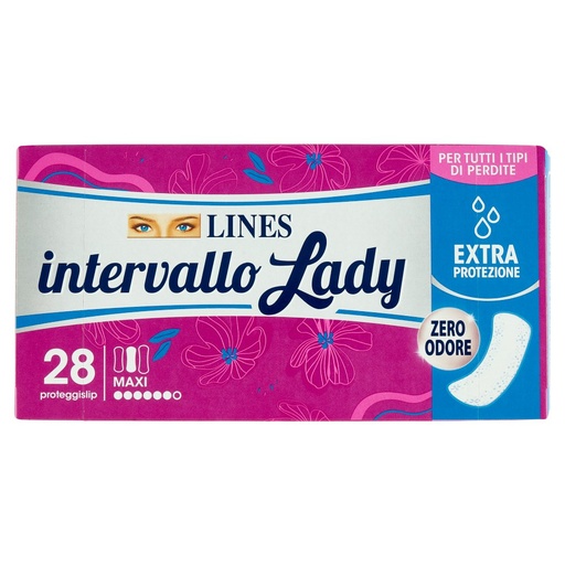 [000022911] Lines Intervallo Lady Plus Proteggislip Maxi Pz.28