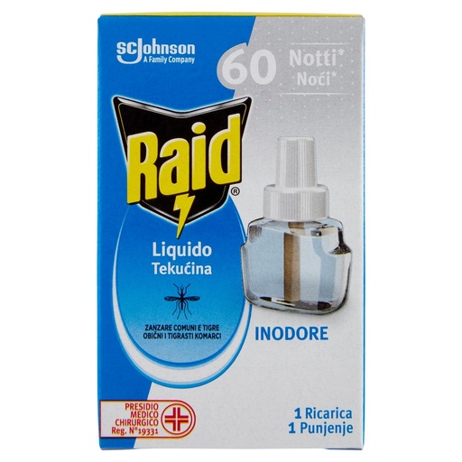 [000023575] RAID LIQUIDO 60 NOTTI INODORE RICARICA
