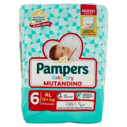 [000025234] PAMPERS PANNOLINI MUTANDINA BABY DRY
