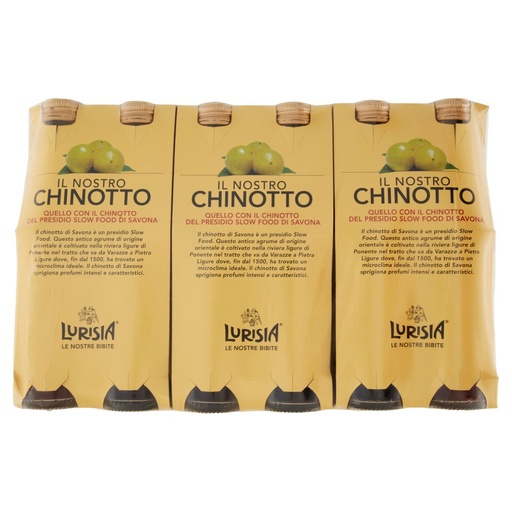 [000035693] Lurisia il Nostro Chinotto in Bottiglia di Vetro Ml.275x4