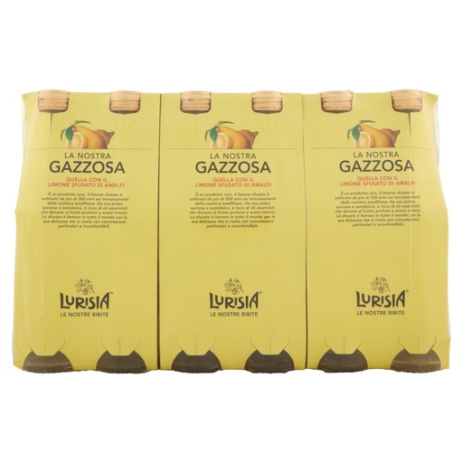 [000035694] Lurisia la Nostra Gazzosa in Bottiglia di Vetro Ml.275x4