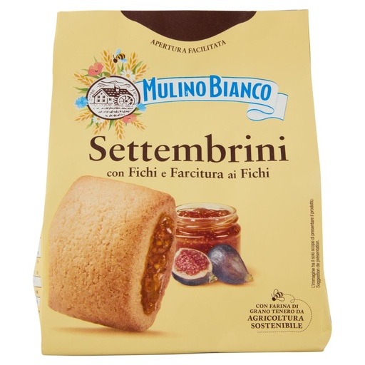 [000035733] Mulino Bianco Settembrini Biscotti con Confettura di Fichi Gr.300