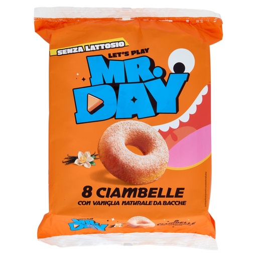 [000036224] Mr.Day Ciambelle alla Vaniglia Pz.8 Gr.320