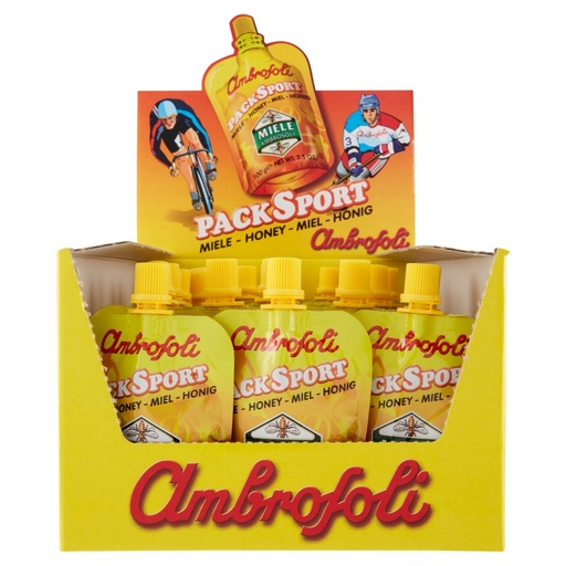 [000036229] Ambrosoli Miele Pack Sport con Tappo Gr.100