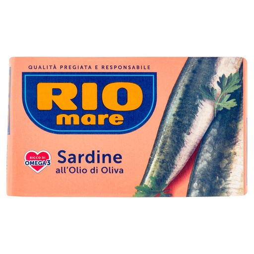 [000036388] Rio Mare Sardine all'Olio di Oliva Gr.120