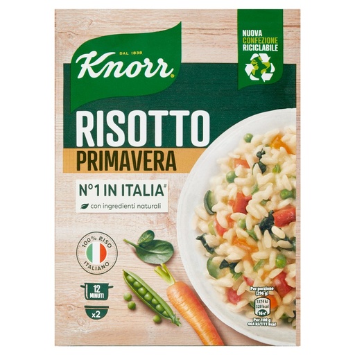 [000036450] Knorr Risotteria Risotto Primavera Piu’ Cremoso Gr.175