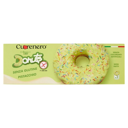 [000036958] Cuorenero Donuts al Pistacchio Pz.3 Gr.111