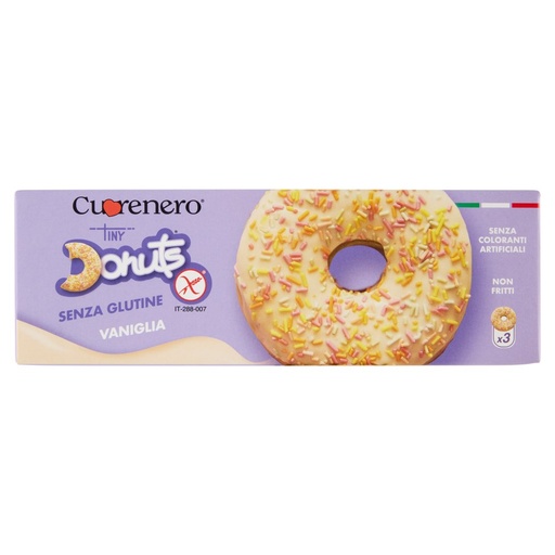 [000036960] Cuorenero Donuts alla Vaniglia Pz.3 Gr.111