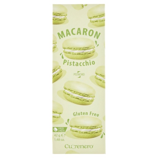 [000036962] Cuorenero Macarons al Pistacchio Pz.3 Gr.42
