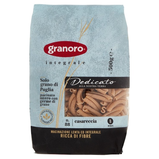 [000037109] Granoro Dedicato Caserecce Integrali Gr.500