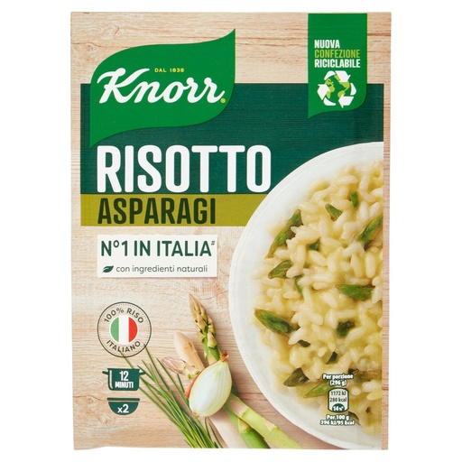 [000037150] Knorr Risotteria Risotto Asparagi Piu’ Cremoso Gr.175