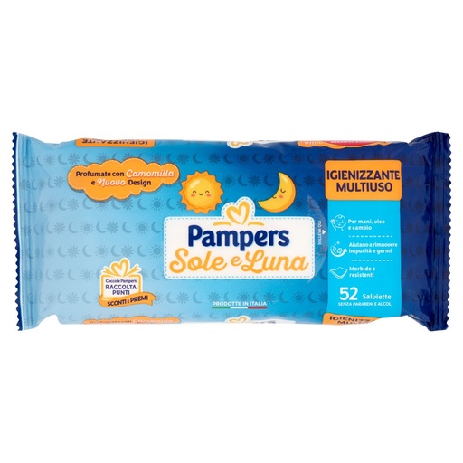 [000037279] Pampers Sole & Luna Salviettine 45+15
