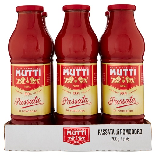 [000037614] Mutti Passata di Pomodoro Gr.700 X Pz.6