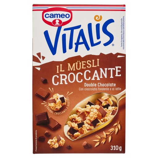 [000038860] Cameo Vitalis Müesli Croccante Double Chocolate Gr.310