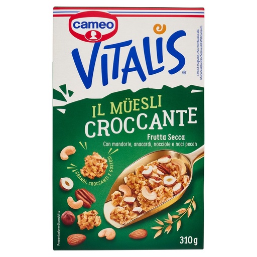 [000038861] Cameo Vitalis Müesli Croccante con Frutta Secca Gr.310