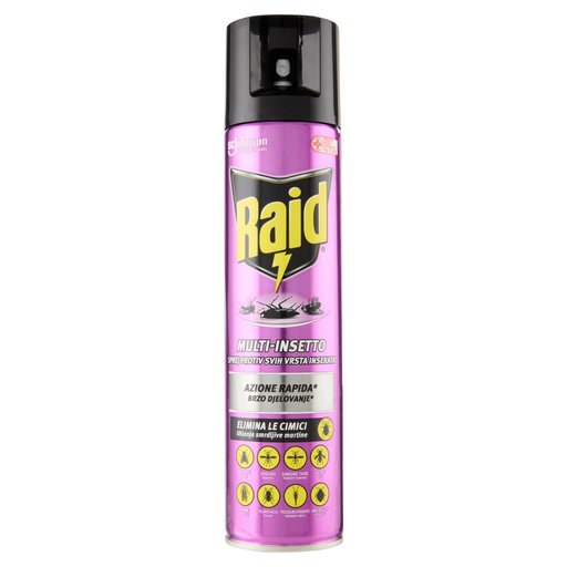 [000038876] Raid Insetticida Multi Insetto Spray Ml.400
