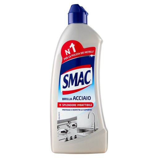 [000038879] Smac Brilla Acciaio Crema Detergente per Superfici in Acciaio con Azione Lucidante Ml.520