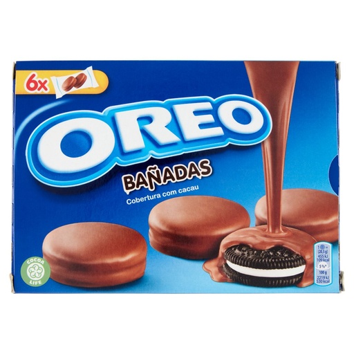 [000038891] Oreo Banadas Biscotti con Copertura di Cioccolato al Latte Gr.246