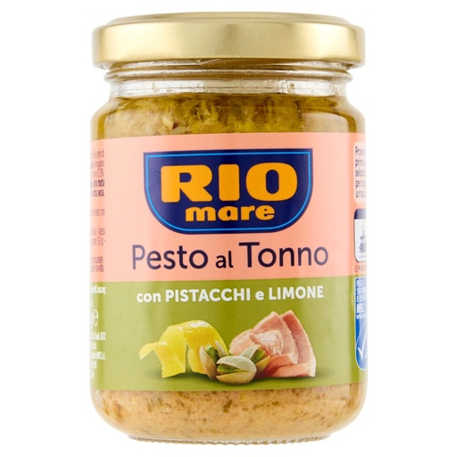 [000038896] Rio Mare Pesto al Tonno con Pistacchi e Limone Gr.130