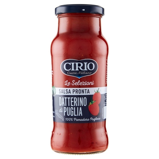[000038913] Cirio Le Selezioni Salsa Pronta di Pomodoro Datterino di Puglia Gr.350