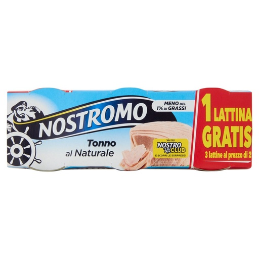 [000038925] Nostromo Tonno al Naturale Pz.3 X Gr.70