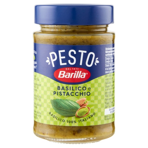 [801510143] Barilla Pesto al Basilico e Pistacchio Gr.190
