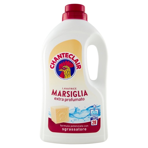 [801510151] Chanteclair Detersivo Lavatrice Liquido Muschio Bianco 28 Lavaggi Ml.1260
