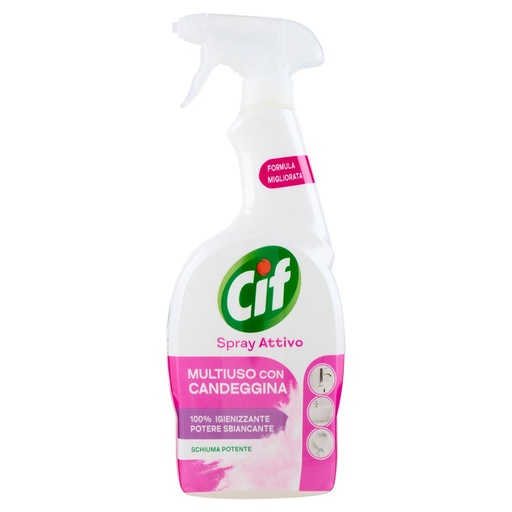 [801510159] Cif Attivo Candeggina al 100% Igienizzante Ml.650
