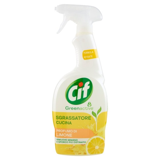[801510161] Cif Spray Sgrassatore con Olio Essenziale al Limone Ml.650