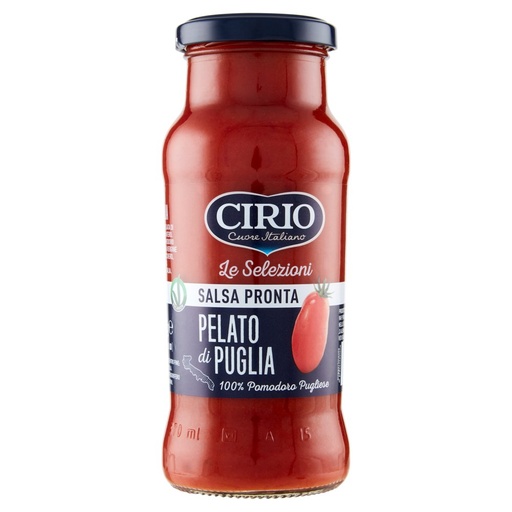 [801510163] Cirio Le Selezioni Salsa Pronta Pomodoro Pelato di Puglia Gr.350