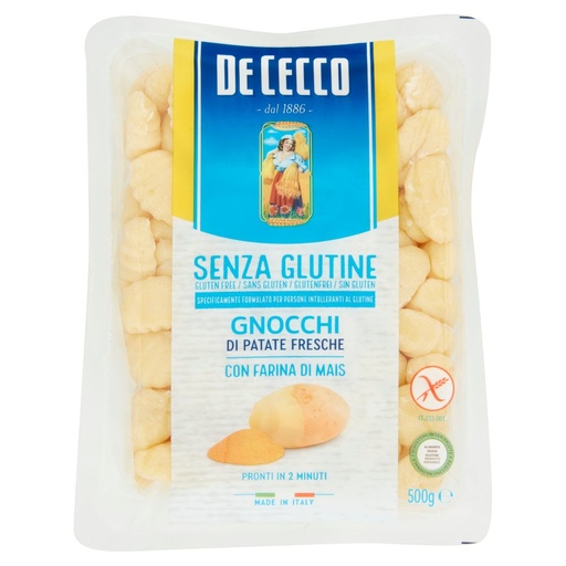 [801510192] De Cecco Senza Glutine Gnocchi di Patate Gr.500