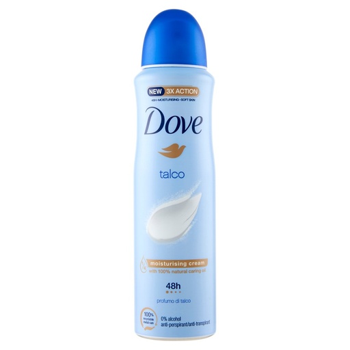 [801510204] Dove Deodorante Spray per Persona Profumo Talco Ml.150